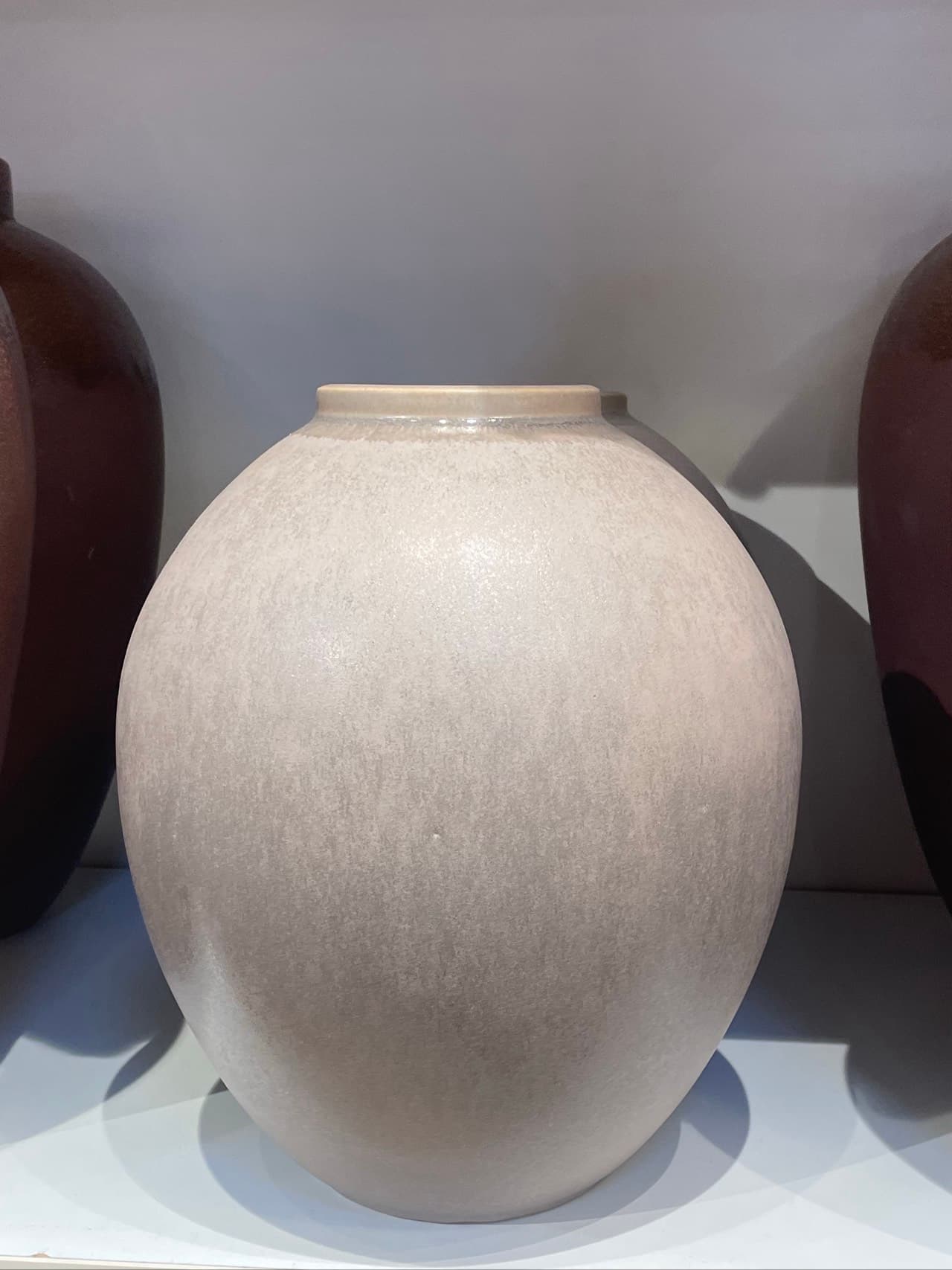 Round Ceramic Vase