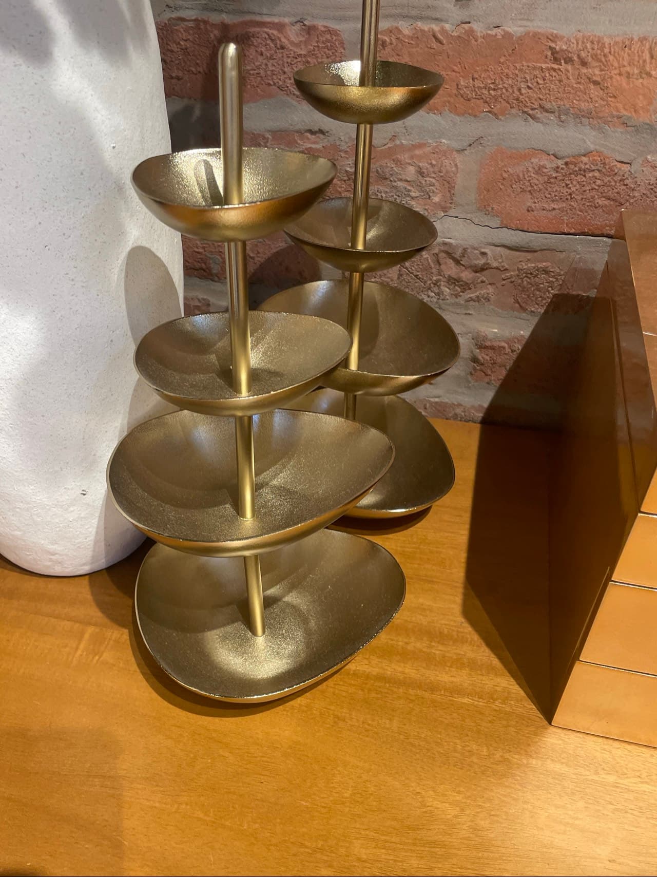 Gold Tiered Decorative Stand