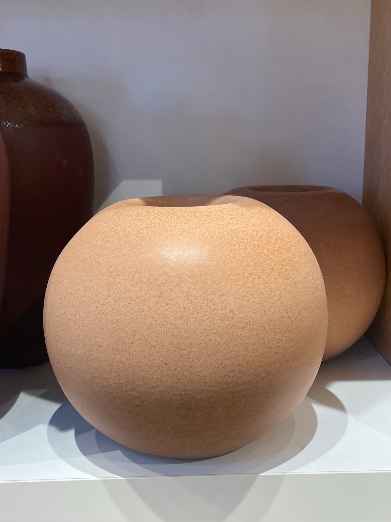 Round Ceramic Vase