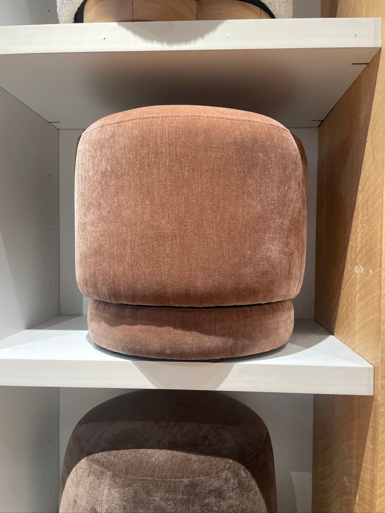Brown Soft Ottoman