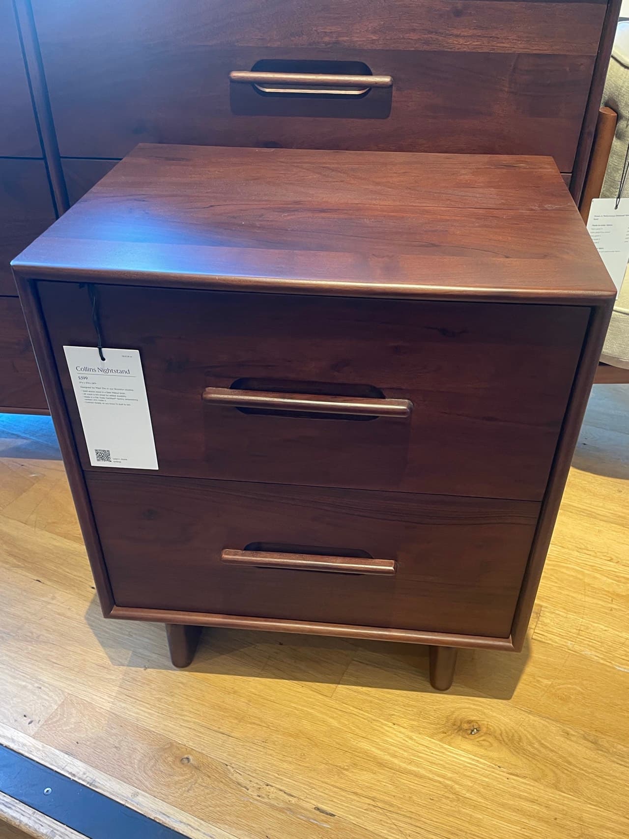 Brown Wooden Nightstand