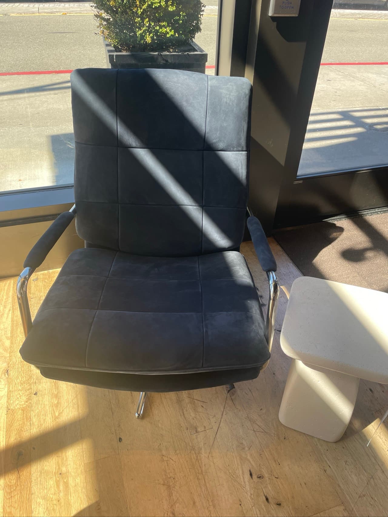 Black Fabric Desk Chair