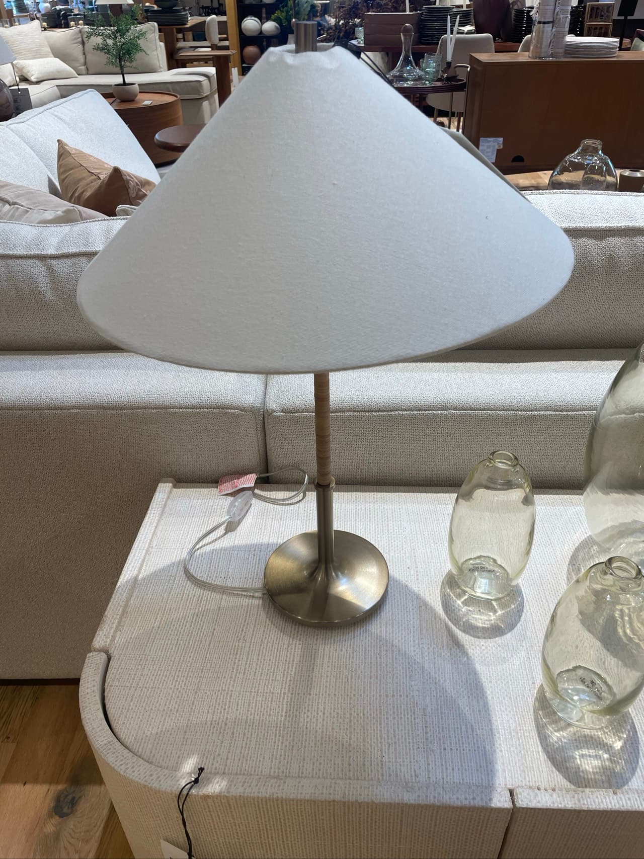Table Lamp Cone Shape