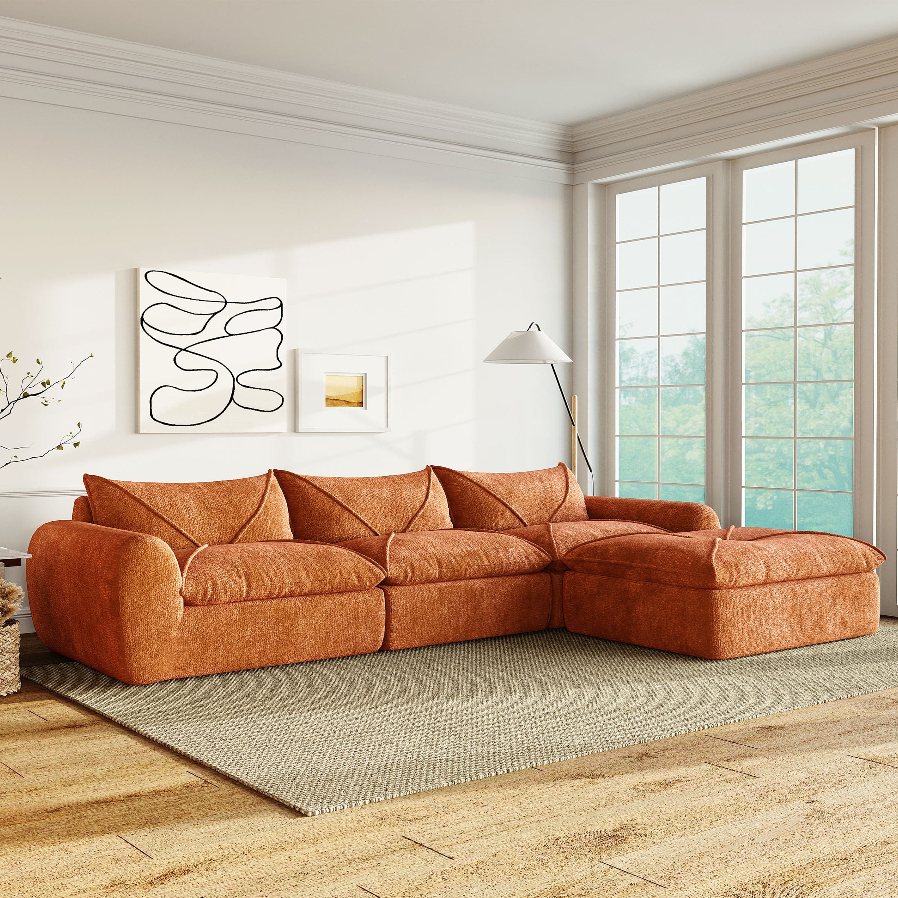 Modern sectional
