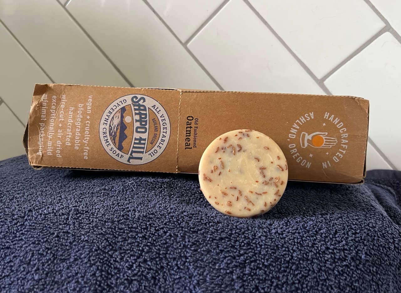 Sappo Hill Oatmeal soap for sensitive skin