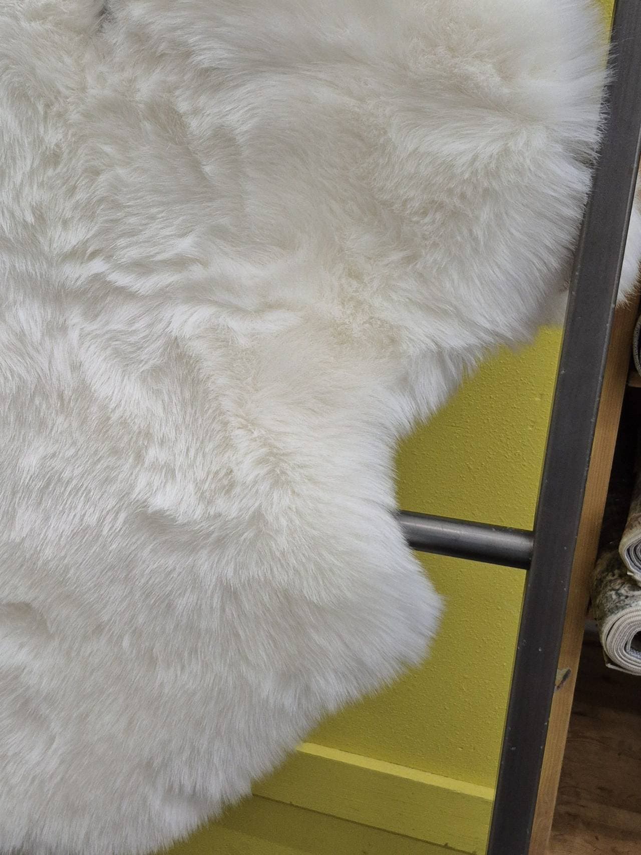 White Faux Fur Rug