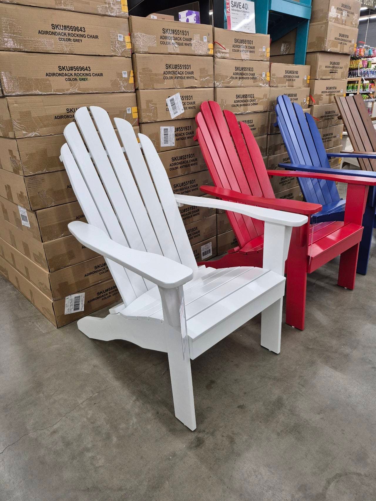 white wood slatted