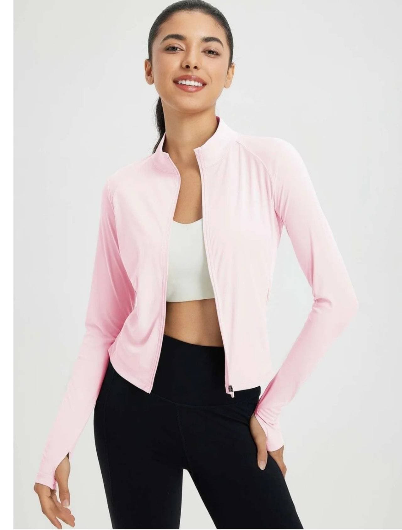 Pink Zip Up Jacket