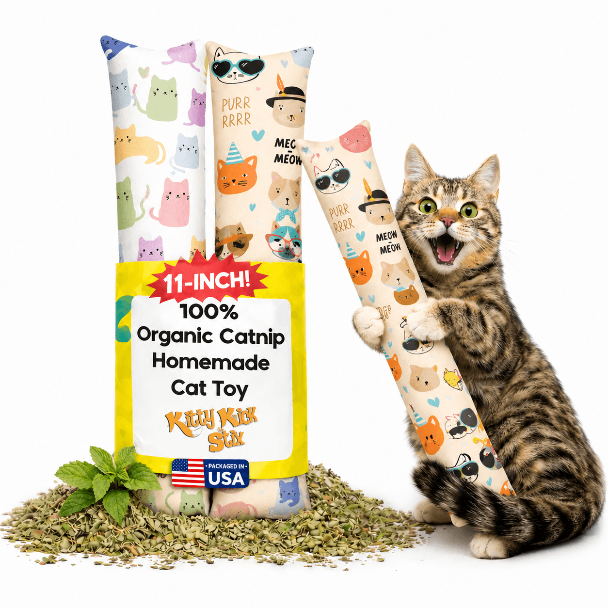 Active toys for cats. Satisfy their instinct to go wild.