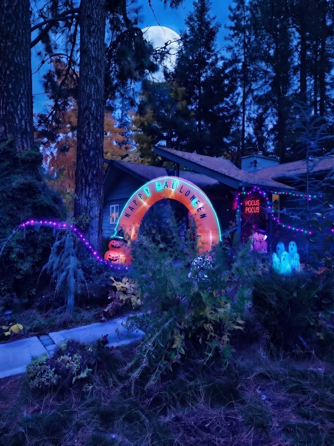 Happy Halloween Inflatable Arch